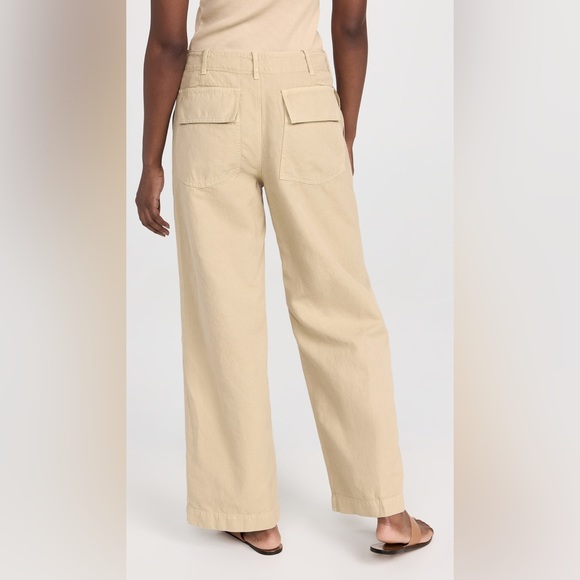 Nili Lotan Leon Boy Pants Sandstone 0 - Picture 2 of 7